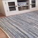 image 2 of DENIM Rug WashableFlat Weave Design - Cotton - L90 x W150 - Blue Multi