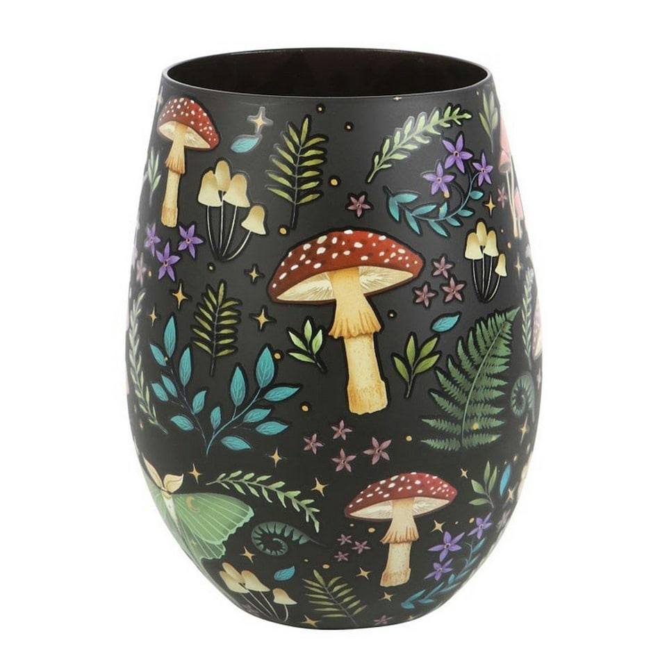 Something Different Dark Forest Printed Stemless Wine Glass - Multicoloured - One Size
