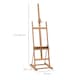 image 3 of Vinsetto H-Frame Studio Easel Height Adjustable with Canvas Holder
