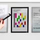 image 6 of Durable DURAFRAME Magnetic Document Signage Frame for Metal | 5 Pack | A4 Yellow | Yellow
