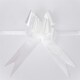 image 1 of 30pcs 50mm White Pull Bows