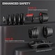 image 6 of Yaheetech 12-in-1 Adjustable Dumbbell Weight Black