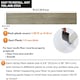 image 7 of NOVECRAFTO Self Adhesive Vinyl Floor Planks – Peel & Stick Flooring – Dark Brown Oak Effect – Easy DIY Installation – Durable & Waterproof Tiles Brown | 4.17 sqm