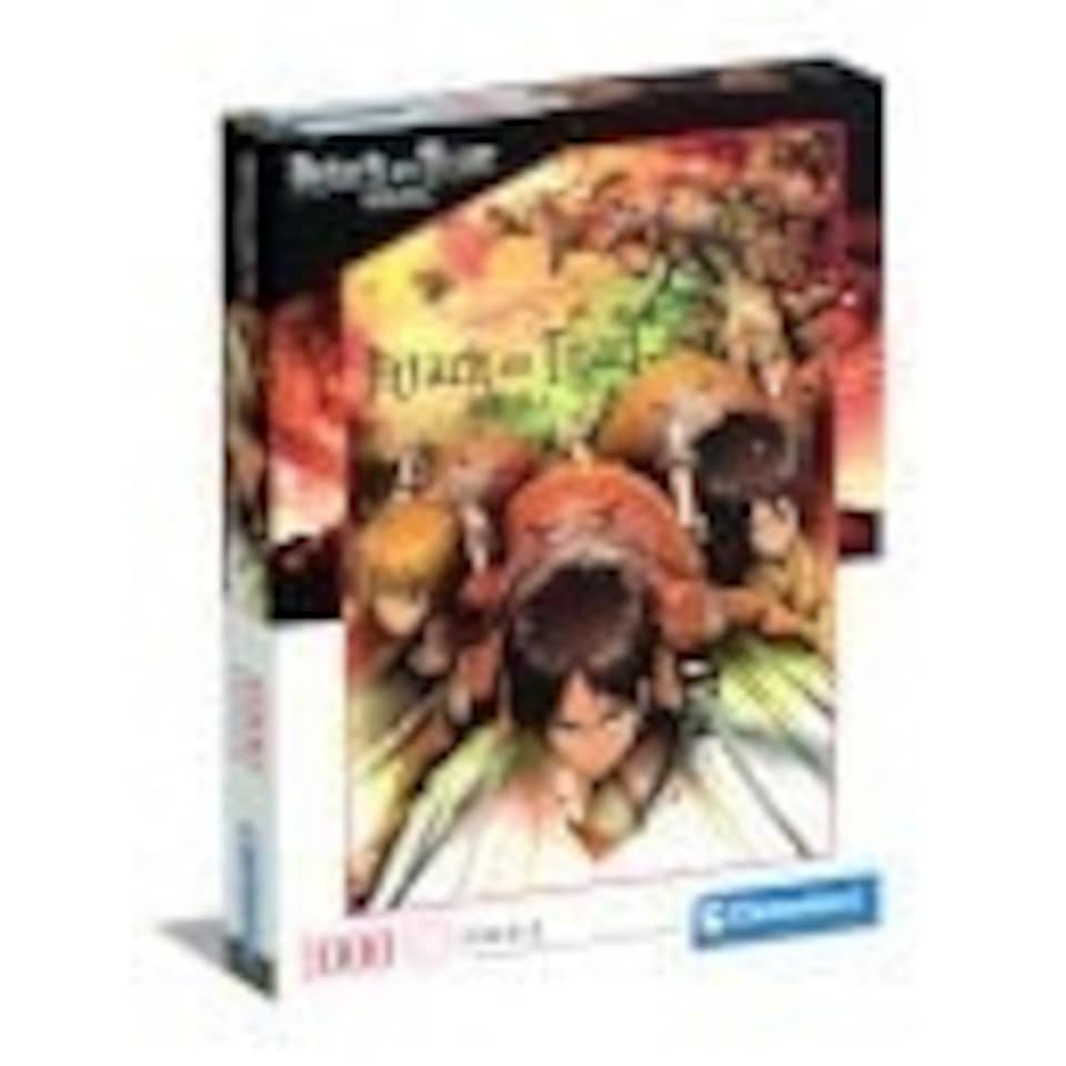 image 1 of Clementoni Anime Attack On Titan 1000 Piece Jigsaw Puzzle 1