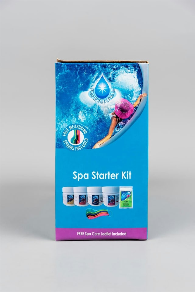 image 1 of Blue Sparkle Hot Tub Chemical Starter Kit