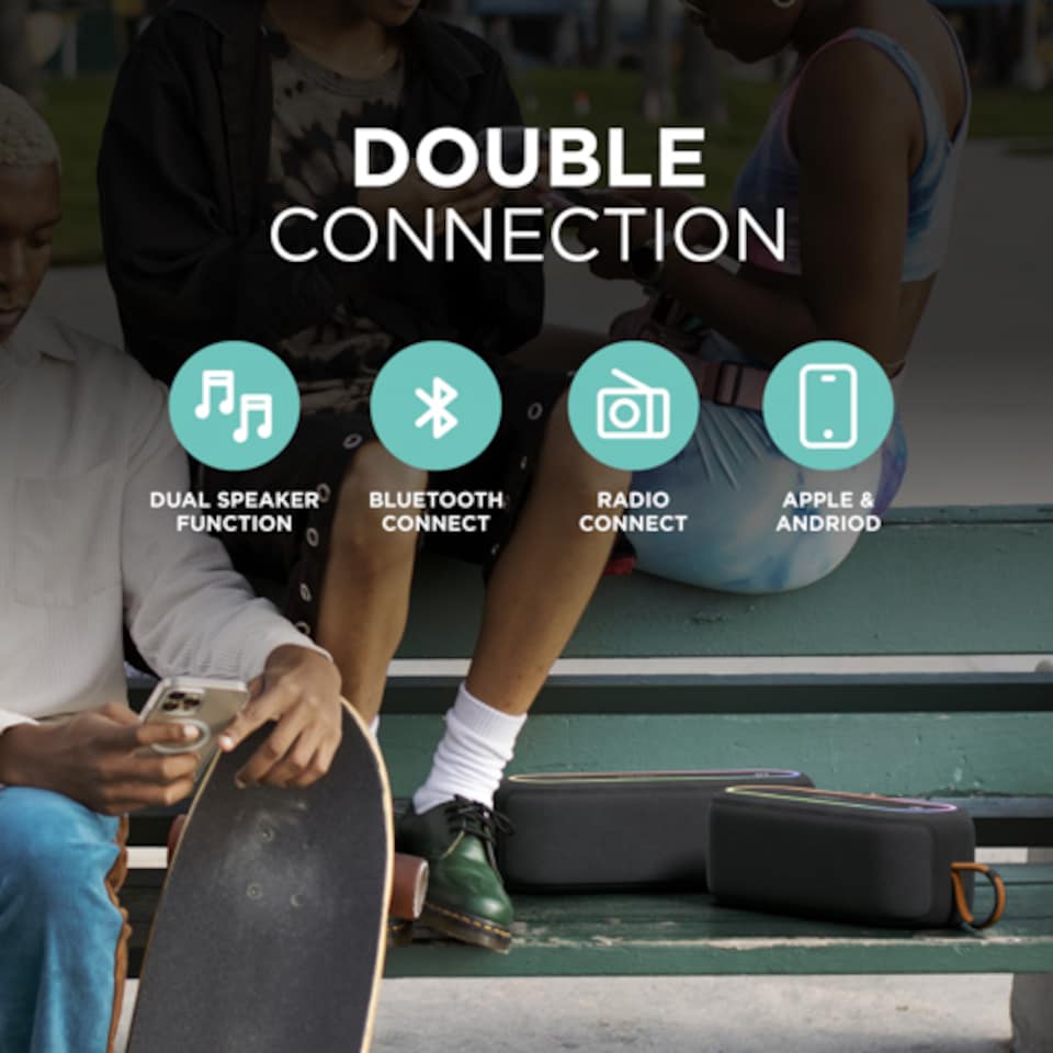 image 1 of DMD Portable Wireless Bluetooth Speaker, 16hrs Playtime 16W