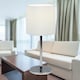 image 4 of White Pleated 15cm Table Lamp Shade | White | Small | 1