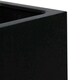 image 2 of Primrose Polystone Small Black Trough Planter 80cm