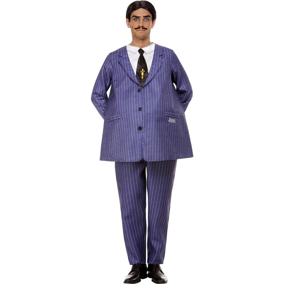 image 1 of The Addams Family Mens Gomez Costume - Purple/White - L L