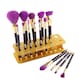 image 2 of Envie Make-Up Brush Holder 15 Hole Upright Head-Up Cosmetic Organiser, Gold