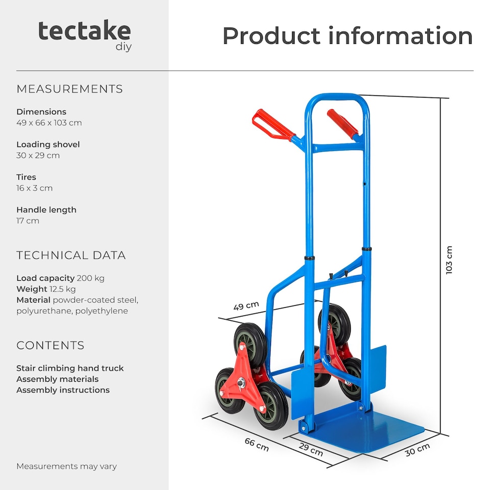 image 1 of Sack Barrow - stair climber, loading shelf capacity of 200 kg