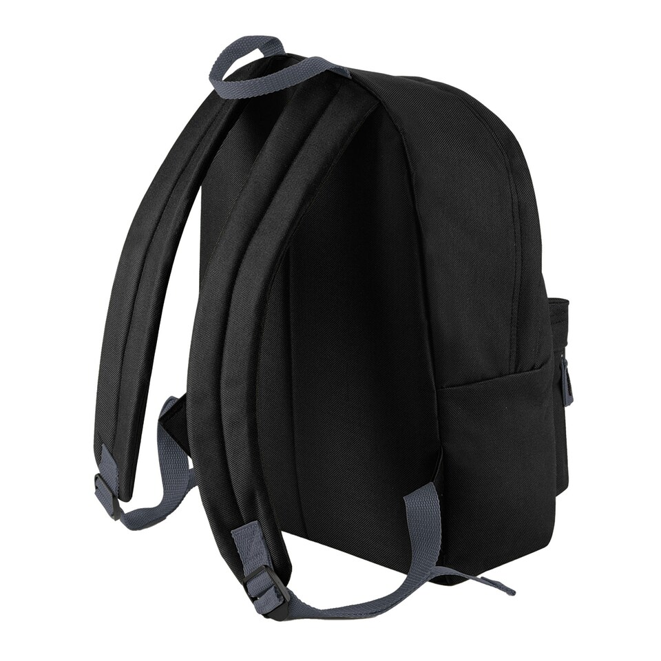 image 1 of Bagbase Childrens/Kids Fashion Backpack - Black - One Size