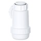image 7 of SPARES2GO Waste Bottle Trap 38mm Shallow Bathroom Kitchen Sink Basin Bidet Urinal Seal (32mm 1.25")