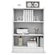 image 10 of COSTWAY 3 Tier Bookcase Floor Standing Open Bookshelf Bedroom Modern Display Cabinet