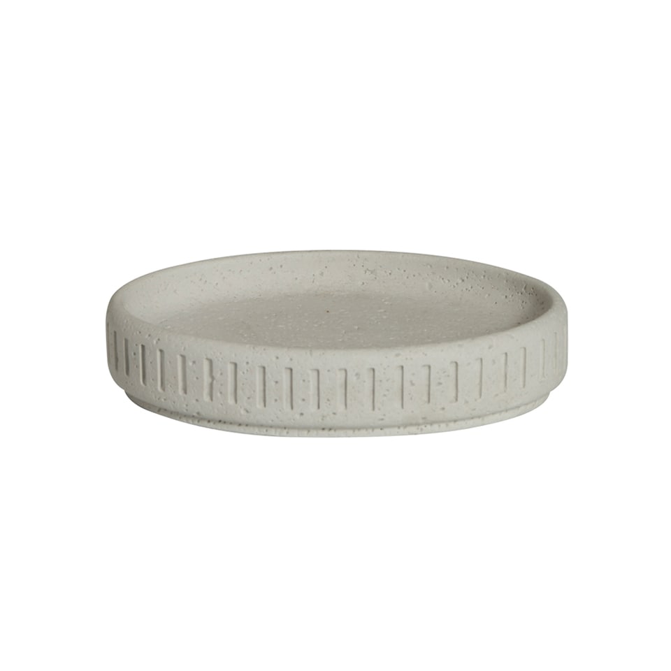 image 1 of Showerdrape Alexandria Concrete Soap Dish | Cream | 1