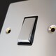 image 6 of SE HOME Polished Chrome Satellite & Coaxial Socket 1 Gang | Chrome | Polished Chrome