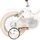 image 3 of Retro 12" Kids Bicycle - White Classic Vintage Style Bike for Children