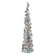 image 1 of Living and Home Tinsel Multi-Colour Christmas Tree - 150cm