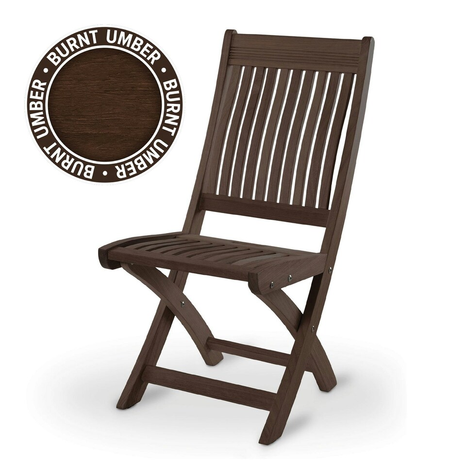 image 1 of Roxil Wood Stain Preserver 1L Spray (Burnt Umber) for Decking, Fence, Shed, Furniture