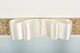 image 4 of FURNISHED Blackout Roller Blind with Gold Glitter Trim and Cream Bow Trimmable Window Shade | Cream | Cream | (W) 230cm x (L) 210cm