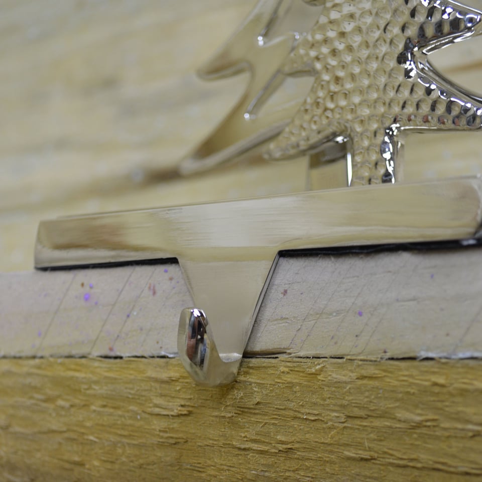 image 1 of Premier Decorative Stocking Hanger Hook for Fireplace / Windows - Design A