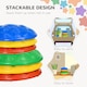 image 6 of ZONEKIZ 6PCs Balance Stepping Stones w Non-Slip Mats for Ages 3-8 Years