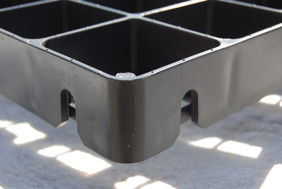 image 1 of Ecobase Fastfit Shed Base Kit 12x8ft Garden Buildings - supports 240 tonnes/m2 - includes heavy duty membrane and delivery | Black | 12x8ft