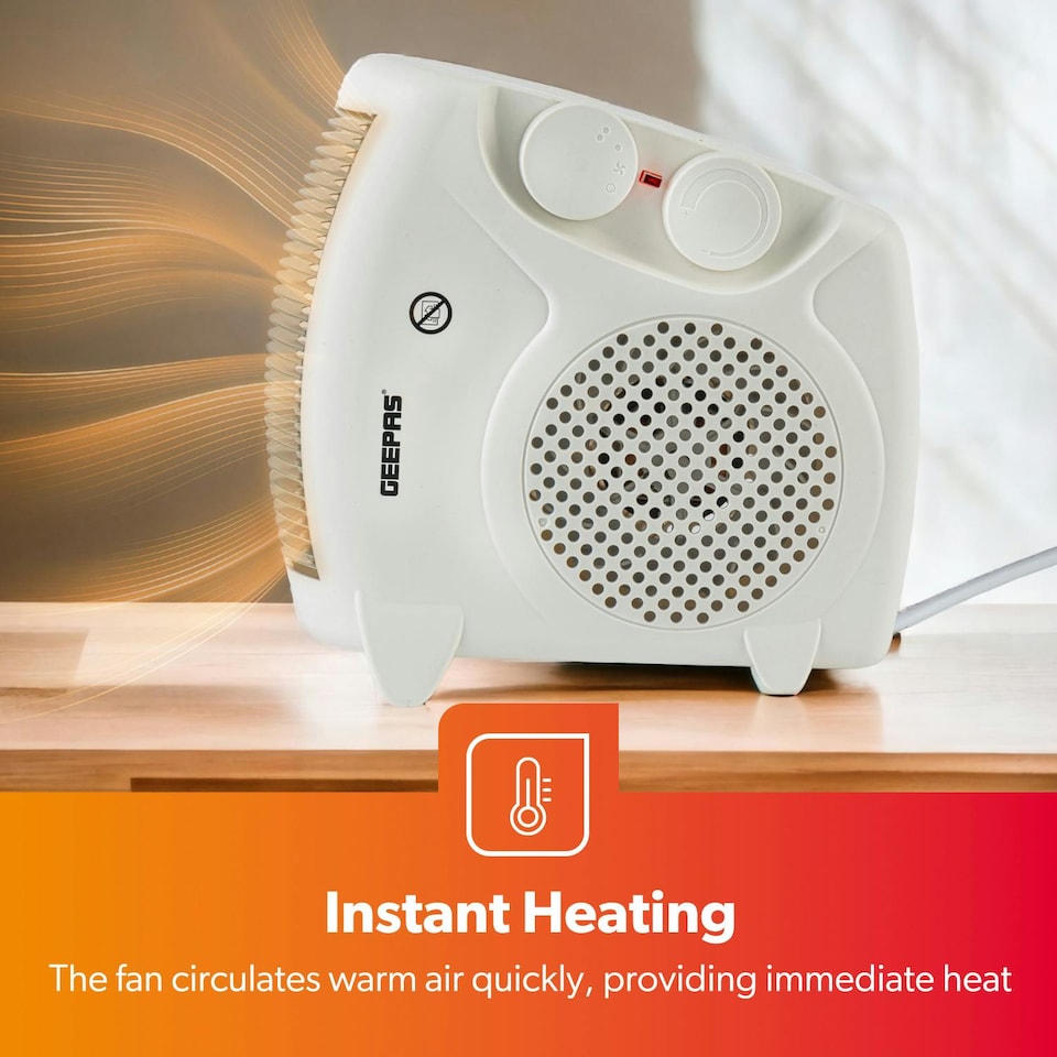 image 1 of GEEPAS Fan Heater 2000W