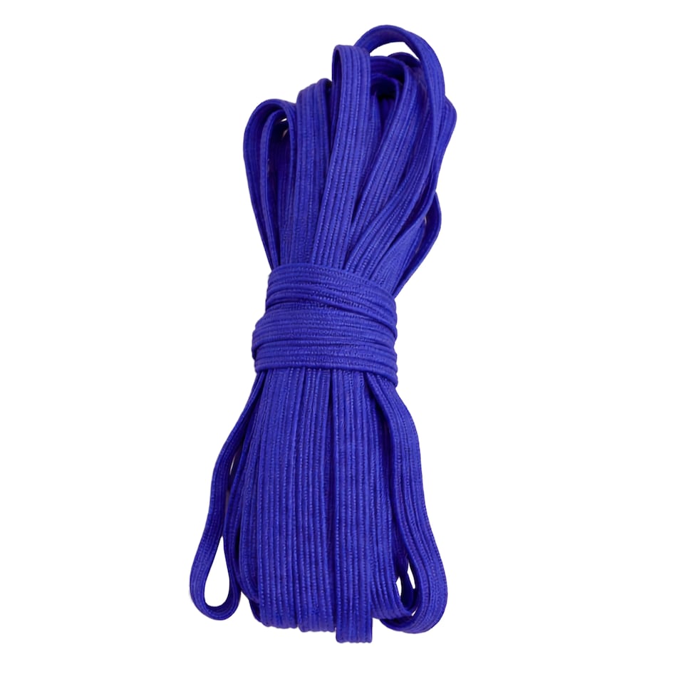 image 1 of 5mm Flat Elastic Band, Soft Durable & Stretchable Material - 25M