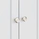 image 7 of Palma 2 Door Compact Sideboard Pure White White