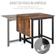image 3 of HOMCOM Drop Leaf Kitchen Foldable Table Folding Table Foldable for Dining Room