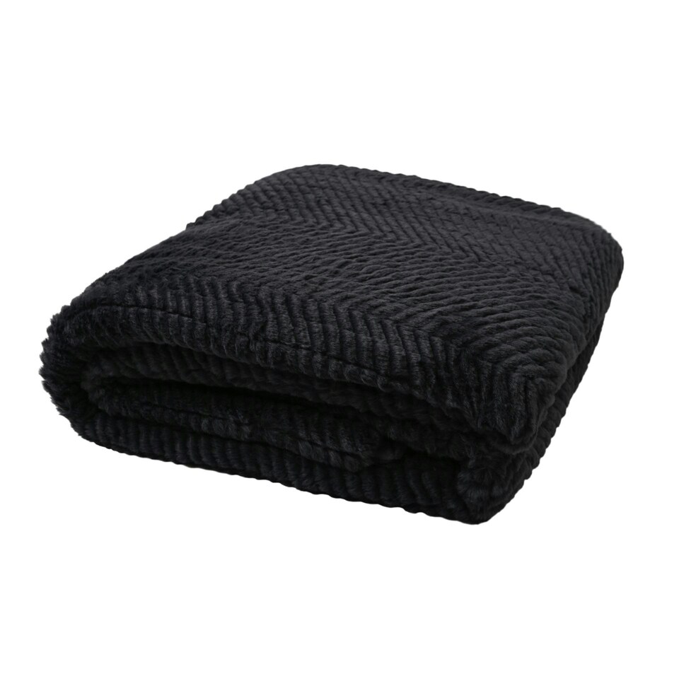 image 1 of Hestia Graphite Grey Throw