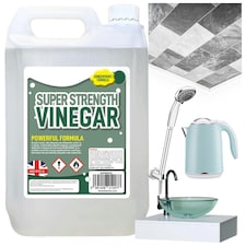 4 x 5L Super Strength Vinegar 20% Strong Cleaning Vinegar For Sanitising, Cleaning & Descaling