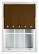 image 2 of FURNISHED Blackout Roller Blinds with Round Eyelets Cut to Size Easy Fit Window Shade | Brown | Brown | (W) 150cm x (L) 165cm