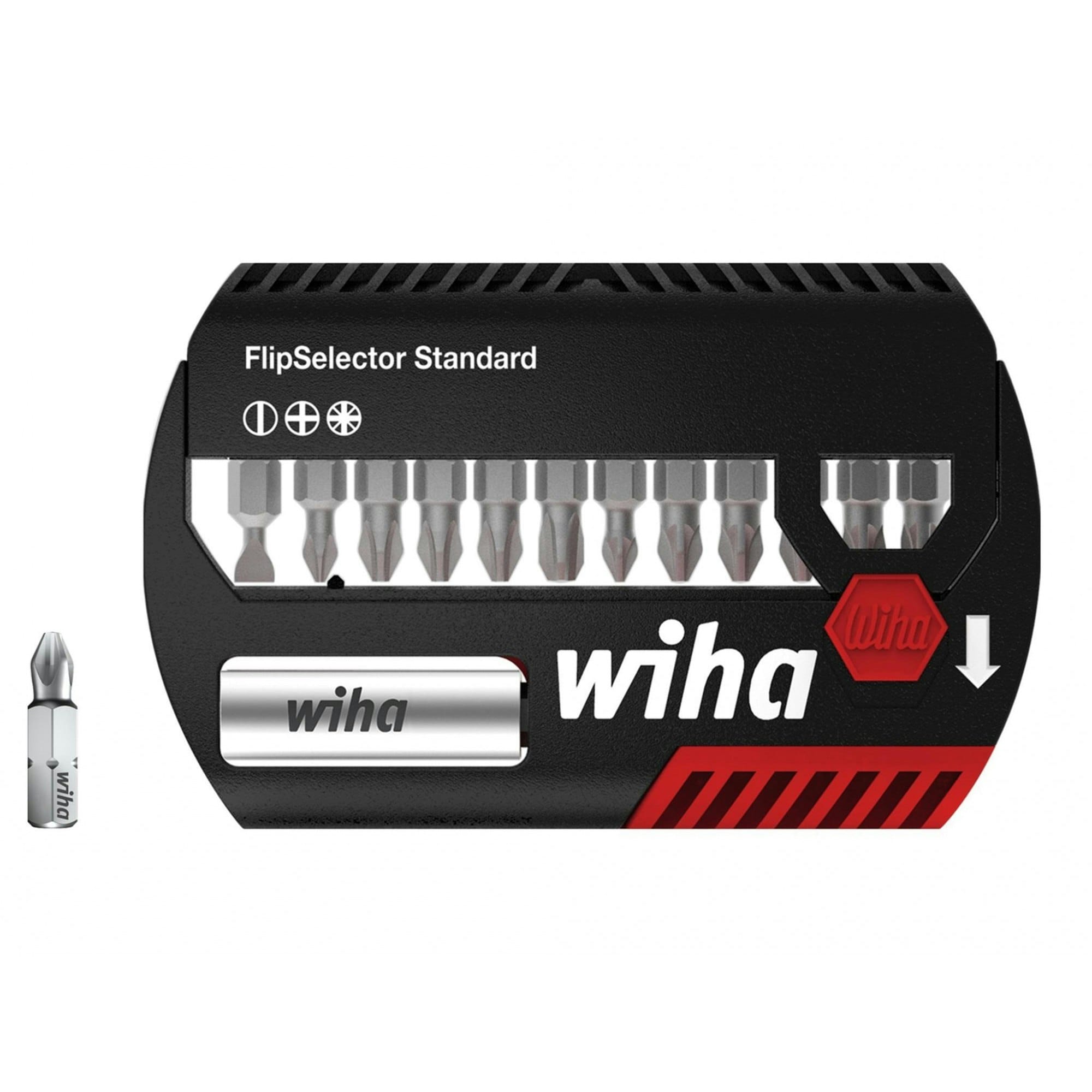 Wiha Flipselector Bit Set, 13 Piece - Multi Colour - One Size (UTTK30085)