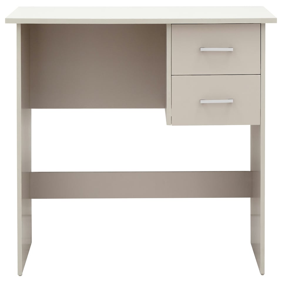 image 1 of GFW Panama 2 Drawer Desk - Grey