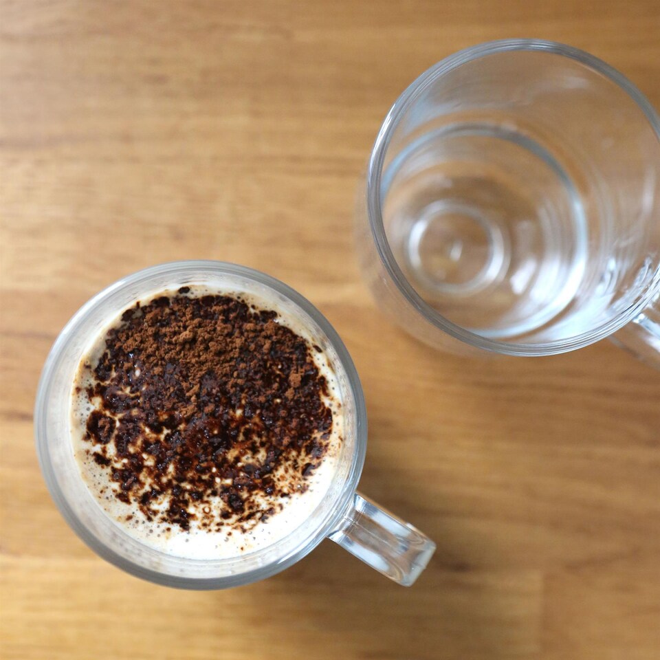 image 1 of LAV Cozy Stacking Glass Coffee Cups - 350ml - Pack of 6 | Clear | Clear