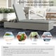 image 6 of Outsunny Patio Rattan Chaise Lounge Garden Pool Wicker Sun Lounger Adjustable | Grey | Light Grey | One Size