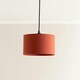 image 1 of ValueLights Reni Small Rust Lamp Shade Orange