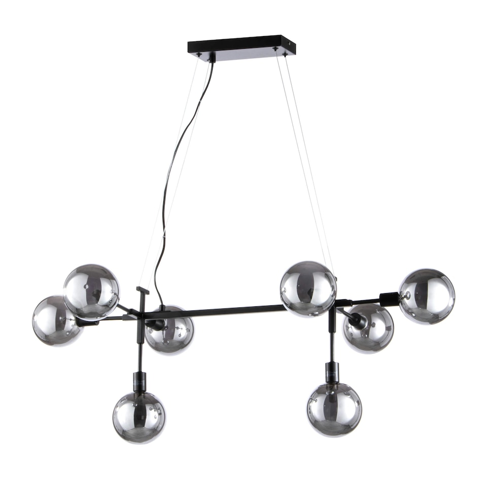 image 1 of BHS Hennock Large Diner Pendant, Satin Black