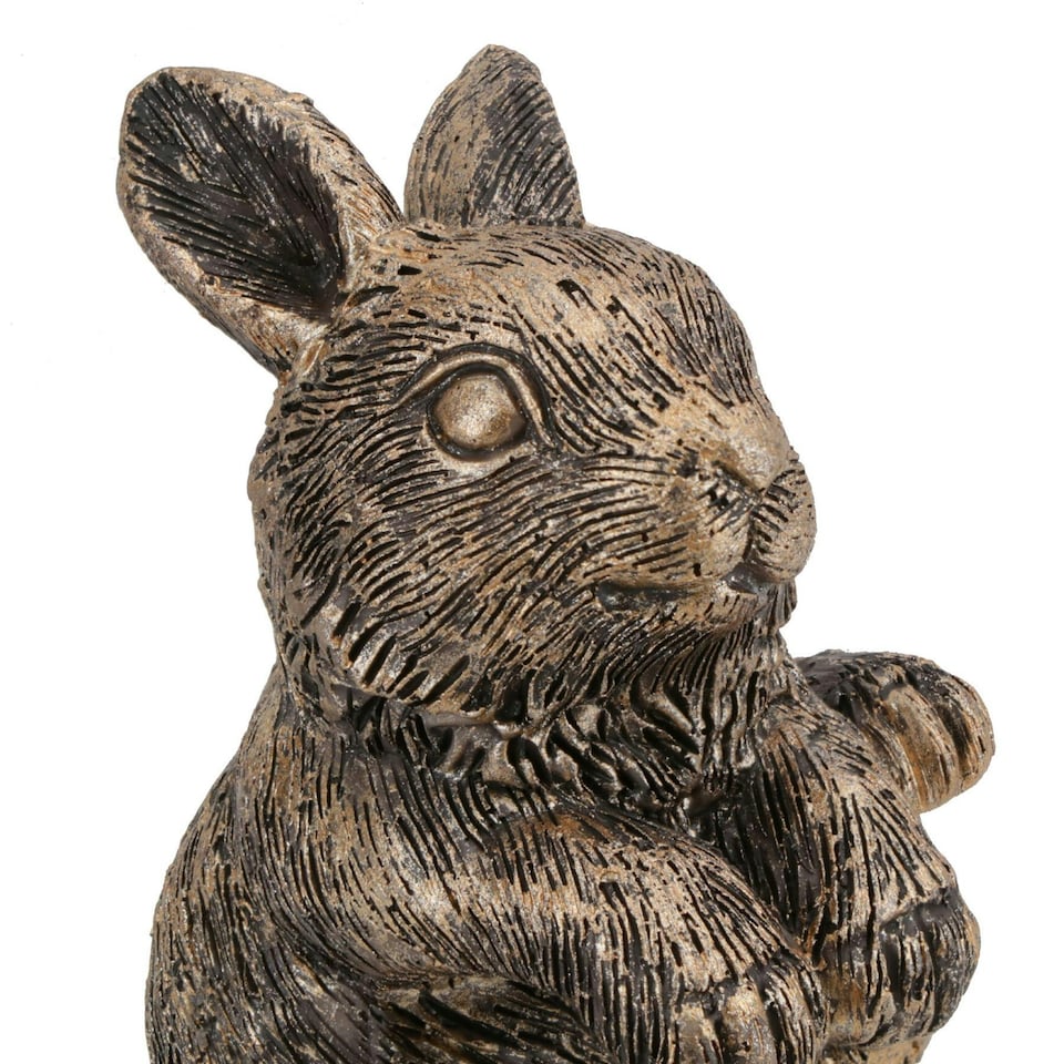image 1 of Rabbit Plant Pot Hanger Garden Home Yard Ornament Statue Vase Hugger