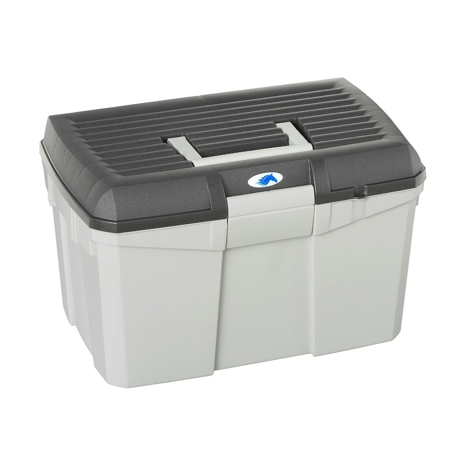 Plastica Panaro Horse Tack Storage Box - Forest Black - M
