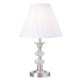 image 2 of Contemporary Satin Nickel Power Saving and Eco Friendly LED Touch Table Lamp | Silver | Satin Nickel | 1