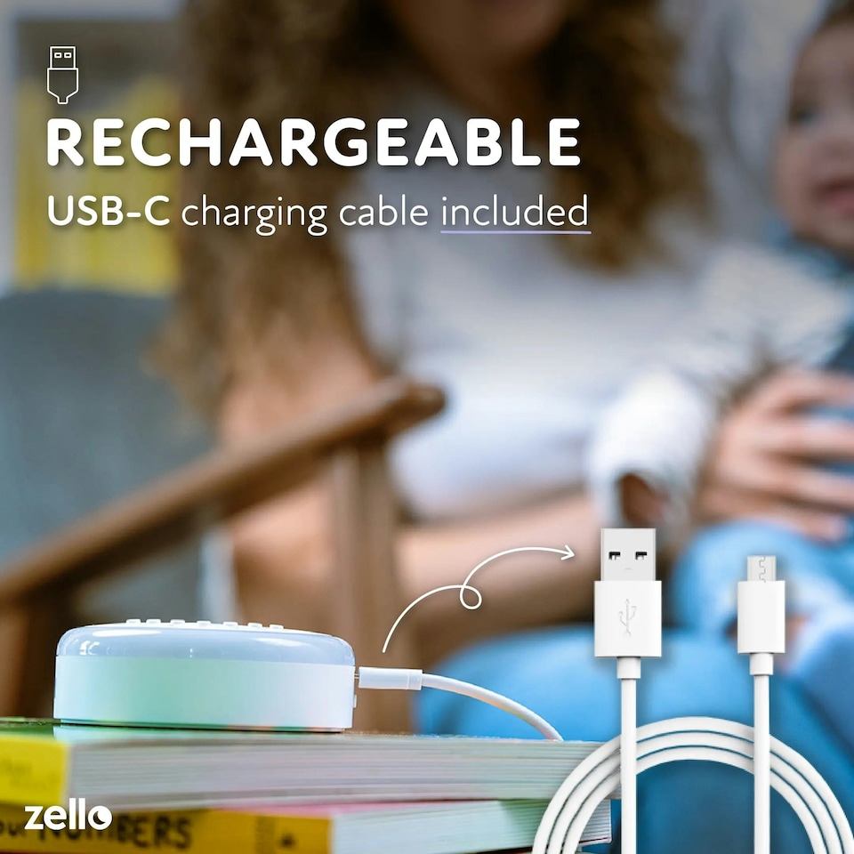 image 1 of Zello Portable White Noise Machine