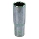 image 1 of 21mm 1/2in Drive Double Deep Long Reach Metric Socket 12 Point Sided Bi-hex