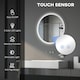 image 3 of kleankin Illuminated Bathroom Mirror with LED Lights, Defogging Film
