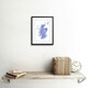image 2 of Scotland Blue Scottish Tartan Map Design 9x7" Black Framed Wall Art Print