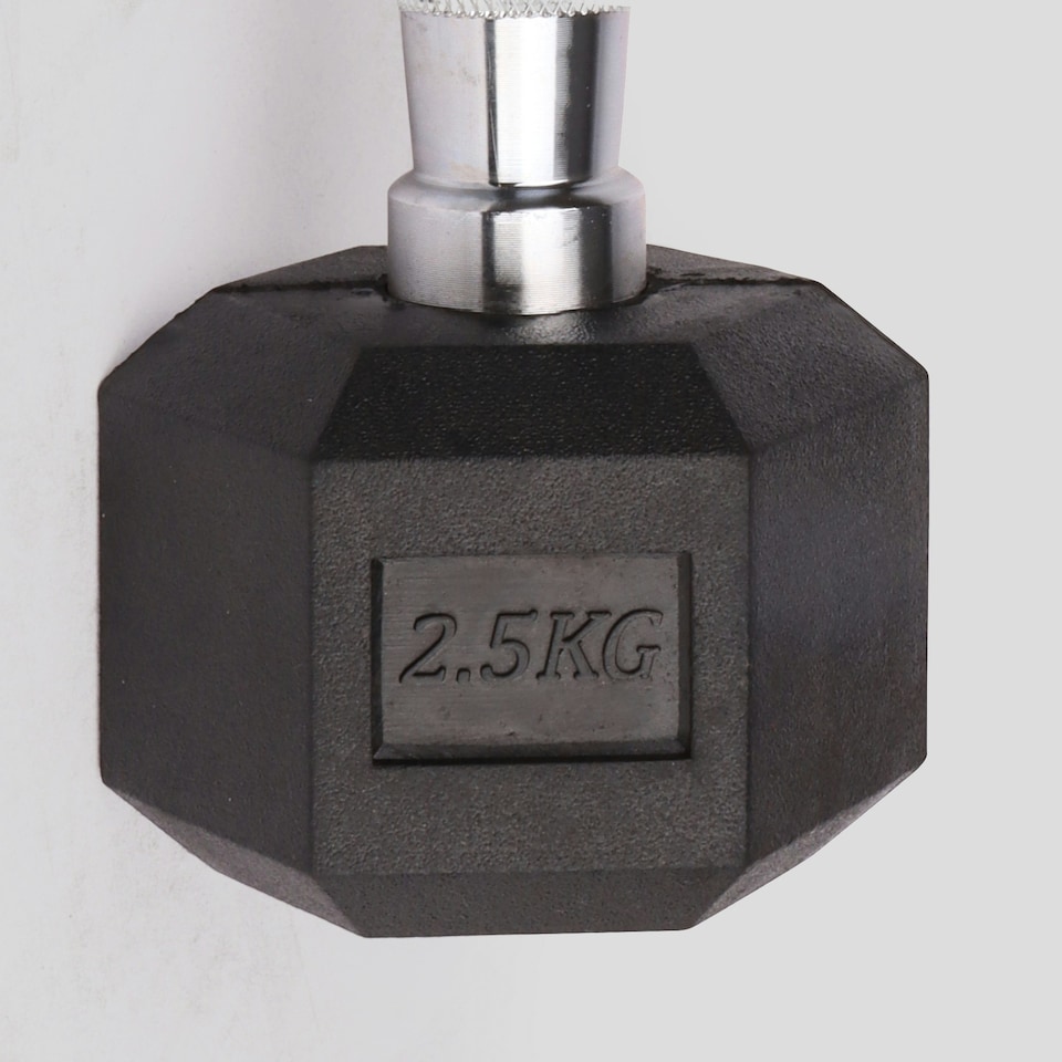 image 1 of Phoenix Fitness Pair of Hex Dumbbells - 2.5kg