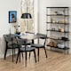image 5 of Roxby Extending Dining Table 80-120cm in Black