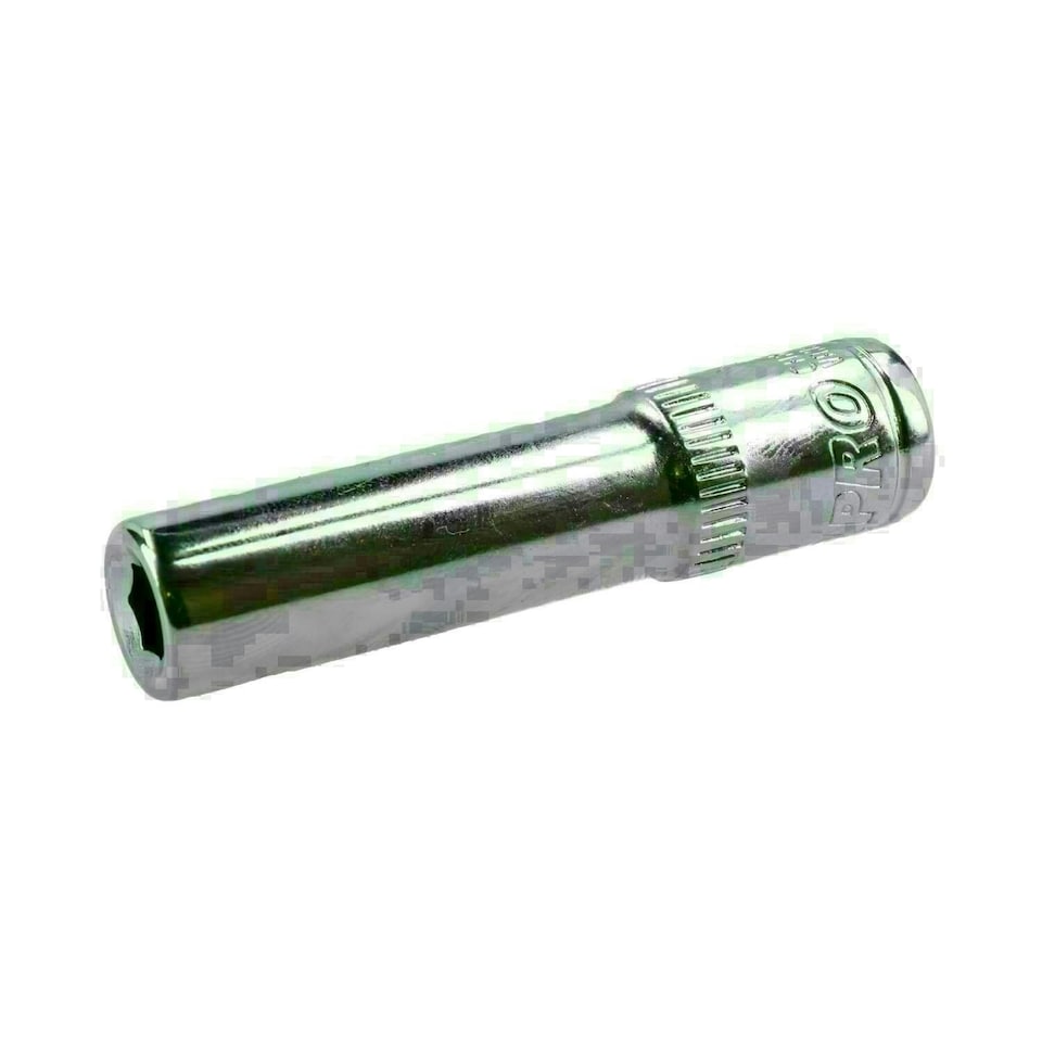 image 1 of 3/16" Deep SAE Socket 1/4" Drive 48mm Length 6 Point Chrome Vanadium Steel